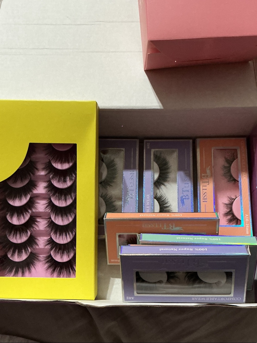 False Eyelash Set - Black Strip Lashes